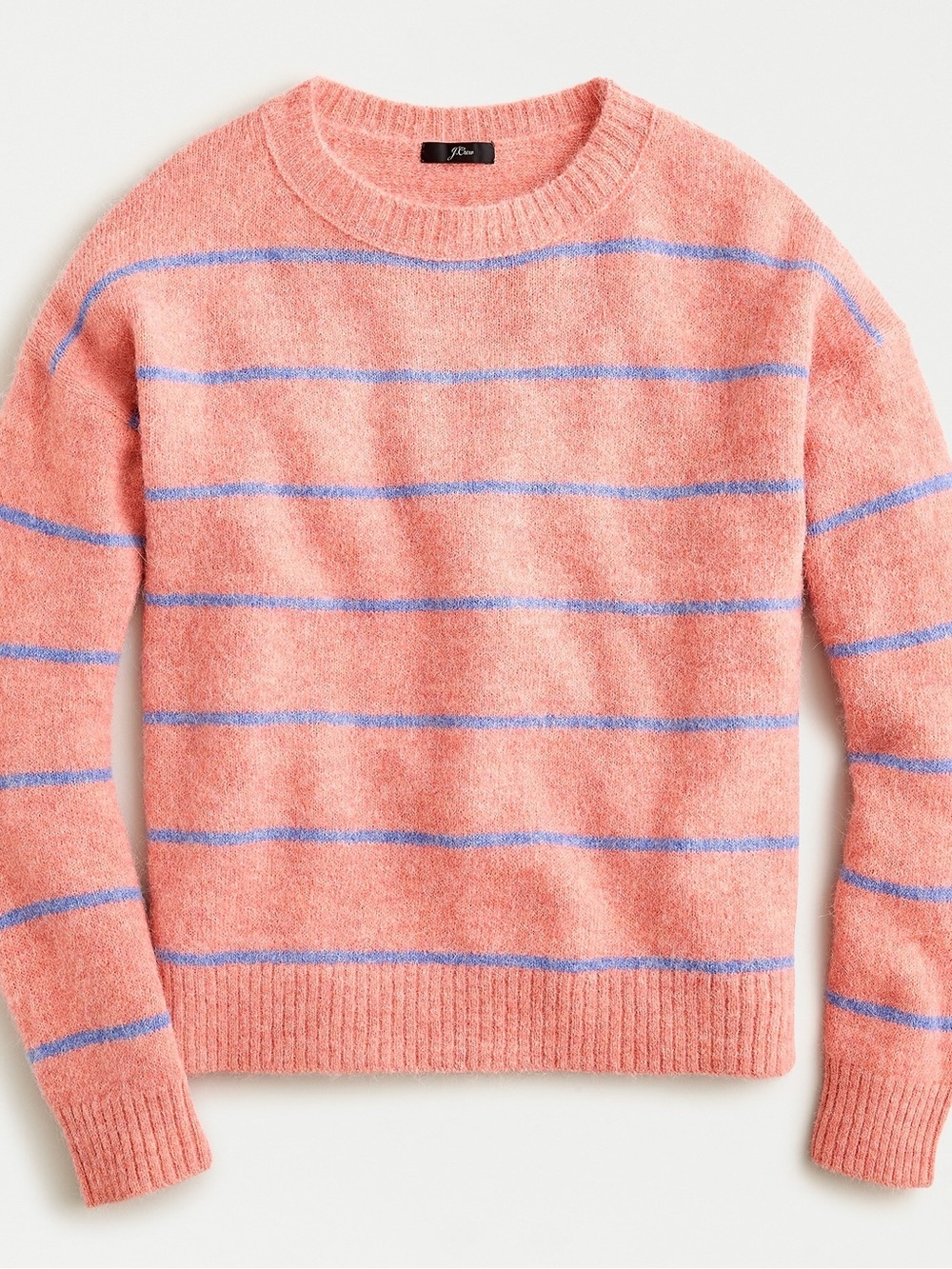 J.Crew Alpaca crewneck sweater in stripe EUC